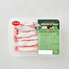 한강씨엠 무항생제 인증 닭가슴살 슬라이스 구이 (냉장), 1개, 400g