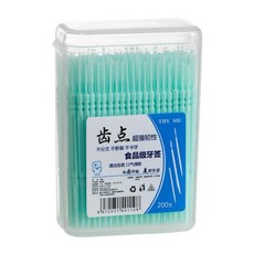 開放空間一次性便攜式牙間刷綠色, 1個, 200件