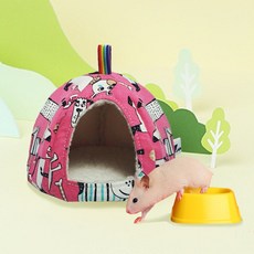 쥬맥스 소동물 은신처 호박포치, 마젠타, 1개