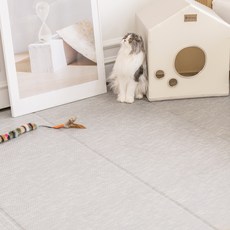 디팡 반려동물 미끄럼방지 매트 폴딩, 시크브릭, 1개