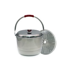 STF 電磁爐適用不鏽鋼萬用提鍋 3號, 31cm, 銀色