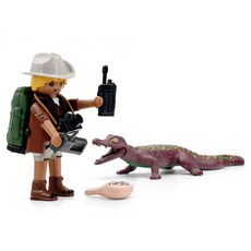 Playmobil 探險家和鱷魚公仔套裝 71168, 1套