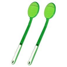 All About Hana 搓背巾, 綠色 + 白色, 2個, 1入