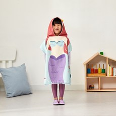Modern House 兒童美人魚海灘斗篷