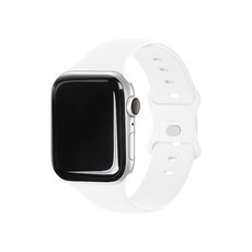 EGARDEN Apple Watch 7軟矽膠錶帶 通用42/44/45mm 19g, 白色的