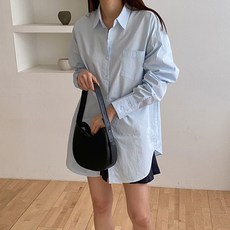 Planday 女款棉質寬鬆男友風襯衫