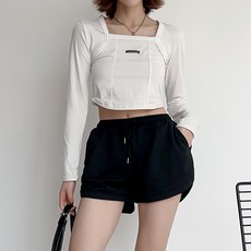 TheSirup 女性休閒舒適三分短褲