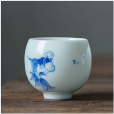 Kyungdeukjin青花小窩茶杯, 混色, 1個