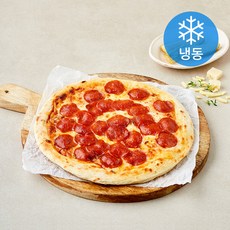 푸딩팩토리 화덕 페퍼로니 꽃피자 M 24cm (냉동), 413g, 1개, 1개입