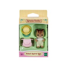 EPOCH Sylvanian Families 森林家族 胡桃松鼠寶寶公仔 5406, 1個