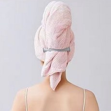 Wontique 快速吸收乾髮巾 95 x 52 cm, 粉紅色, 3個