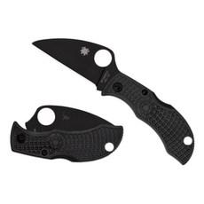 Spyderco 美國蜘蛛 Manbug WHARNCLIFFE 迷你折刀TiCN黑鍍VG-10不銹鋼, 1支