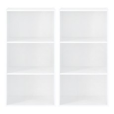 HOPMA 合馬家具 日式木紋3層櫃 G-309WH 2個, 時尚白