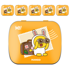 IMPACT MINTS KAKAO FRIENDS聯名無糖薄荷錠 芒果口味, 6盒, 15g