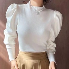 POPLARNC 女款Gaven泡泡袖針織衫 P25FKN070417