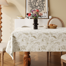 델리리움 산뜻한 플라워 패턴 방수 고급 식탁보, type 5, 1개, 120 x 160 cm