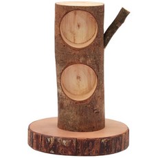 原木貓頭鷹裝飾2層塔, 混合顏色