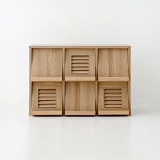 마켓비 헤인 미니수납장 6문 NFM4262LD, 캄포어베니어