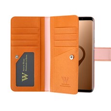 더블유케이스 루카스라벨 양면지갑 휴대폰 케이스 + 핸드스크랩