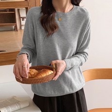 andstyle 女款 U6 Vis-Cashmere 日常寬鬆圓領針織衫 261912