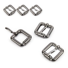 brand yarn 皮包背帶調整扣組 3入, 2套, 黑鎳