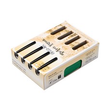 Paper Culture Hello Art Cali Plus 明信片紙 35 綠色 100p + 毛筆 4p 套組, 1套