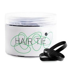 Nelik Bella 柔軟髮圈, 黑色, 1盒