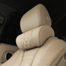 메이튼 차량용 리얼컬러 메모리폼 U자형 목쿠션, 1개, 베이지