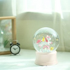 LED獨角獸水球音樂盒, 混色