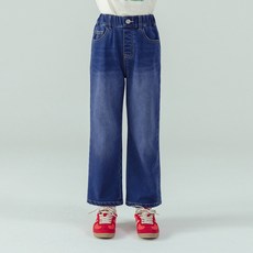 아동용 엘링턴 일자 데님 기모 팬츠
