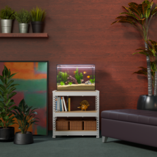 SPEEDRACK 養殖架 鋼製層架 魚缸底座, 白色, 3層