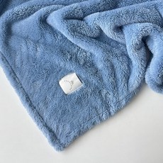 FRAMBOISE Viva 仿貂毛超細纖維毯, 藍色