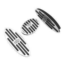 常保潔淨 防滑踏板套 黑傑克 3件組, 迷你Cooper