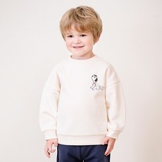 몰리멜리 아동용 디즈니 101 달마시안 앤 마리 융기모 맨투맨 보온 티셔츠