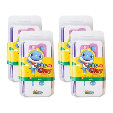 꼬마공룡 크앙만들기 클레이 4p, 보라(악기3), 50g
