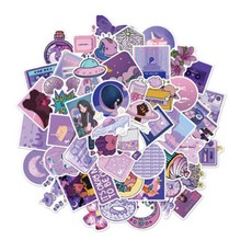 Eori Market 筆記型電腦行李箱裝飾可愛貼紙50款組, 1套, 太空類型 8