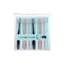 The Bella 收納便攜式牙刷頭保護套 10入 + 5款牙刷 x 2入組 D130322, 1套, 10個