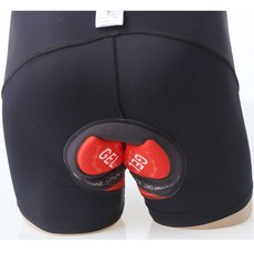 메이크앤 자전거 젤패드 팬츠, 블랙, 1개