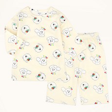 mollimelli friends 兒童款Molly小狗7分室內上下套裝