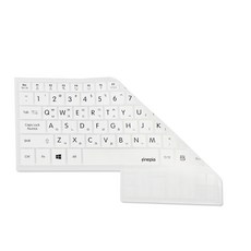 파인피아 삼성 노트북 플러스2 NT550XDA-XC59G용 문자인쇄 노트북 키스킨, WHITE, 1개