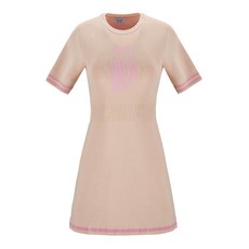 HALEY 女性貓頭鷹提花針織連身裙 HU-TD1002BG01