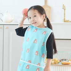 BEBE CHOUETTE 兒童圖案連身無袖美術罩衫