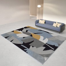 BRINCH 벨벳 북유럽 패턴 모조캐시미어 거실 카페트