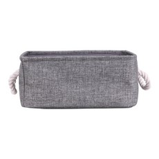 布藝收納籃, 灰色, 1個