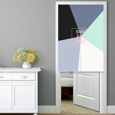 HK Trading 現代感性半門簾, H款