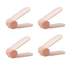 防滑節省空間鞋架 粉色, 4個