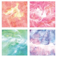 極光雙面千紙鶴摺紙 A款 CD_OAT_AL058A, 400頁, 4色