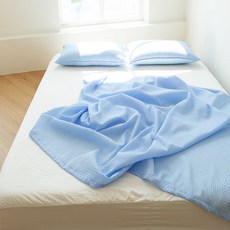 픽켄드 포겟미낫컴바인드 고슬고슬 샤베트 시어서커 홑이불 세트