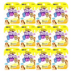 아모스 아이슬라임 12p, 노랑, 70g, 1개