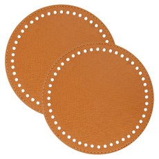 BrandYarn 圓形包底 1號, 棕色, 2個